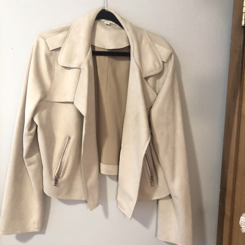 Suede Moto Jacket - Never worn!